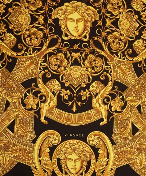 fake versace wallpaper|Versace wallpaper black and gold.